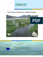W-12 Water Sources Inventory For Northern Somalia
