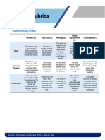 MODULE 4 Rubrics