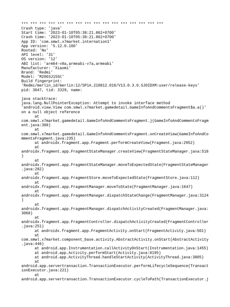 Catchlogs - 2023-01-10 at 05-38-21 - 5.12.0.100 (1165) - .Java | PDF
