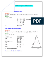 Chapter 6 Triangles With Solutions - Answers 2009-2016