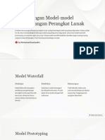 Perbandingan Model Model Pengembangan Perangkat Lunak