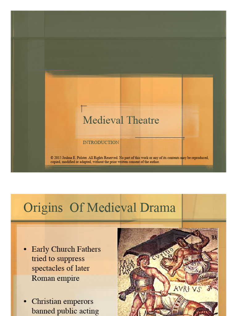 Medieval Theatre Presentation | PDF