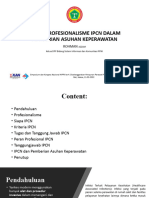 2022-03-11 - Peran Profesionalisme Ipcn Dalam Pemberian Asuhan