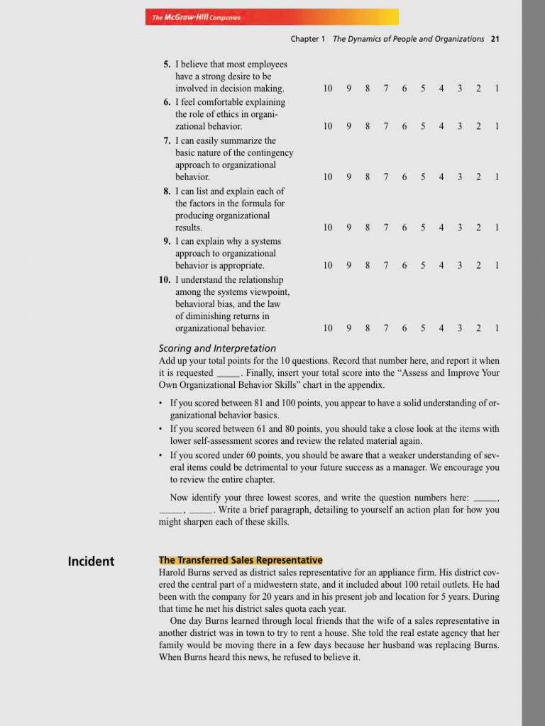 The Transferred Sales Representative | PDF