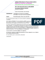 Informe N°053-2021 - Estado Situacional de Antena