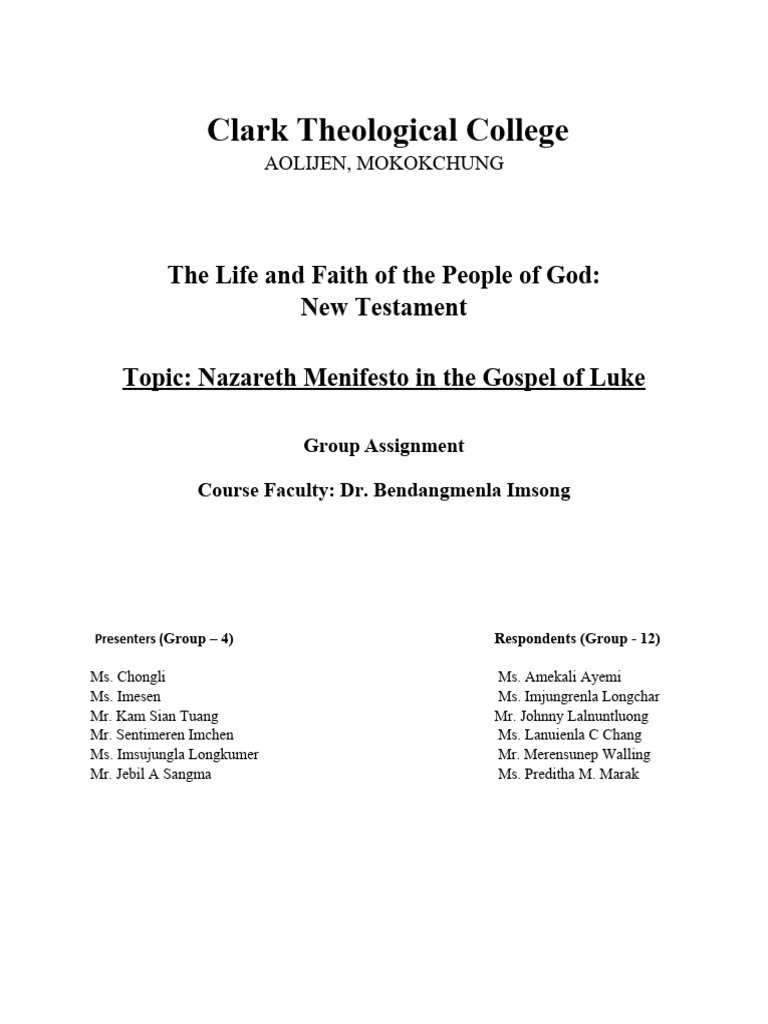 New Testament Bible Exposition PDF Jesus Gospel Of Luke