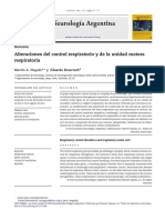 Neurología Argentina: Alteraciones Del Control Respiratorio y de La Unidad Motora Respiratoria