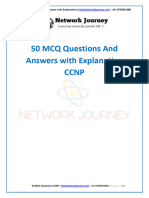 50 MCQ Questioons and Answer With Explanations CCNP