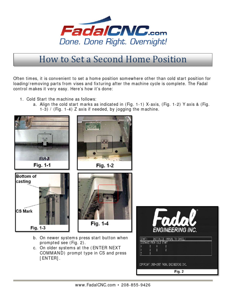 How to Set a Second Home Position PDF