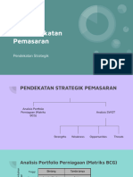 3.1 Pendekatan Pemasaran - Pendekatan Strategik