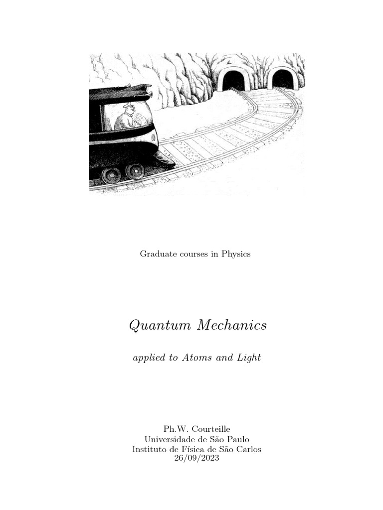 Quantum Mechanics and Atomic Physics Courses | PDF