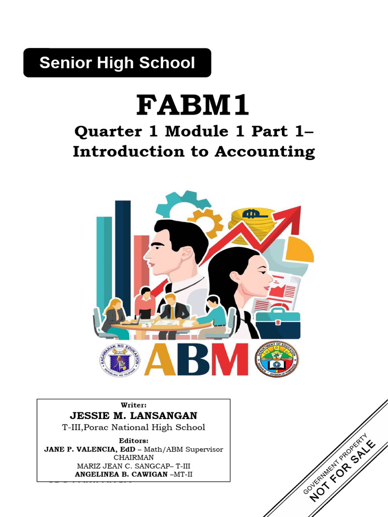 ABM - Fundamentals of ABM 1 - Module 1 - Introdcution To Accounting ...
