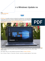 Como Desativar o Windows Update No Windows 10