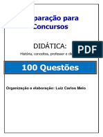 Amostra Simulado - 100 Questões Didática