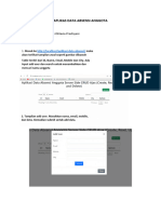 Aplikas Data Absensi Anggota