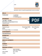 Resume - Abhishek Sharma - Format6