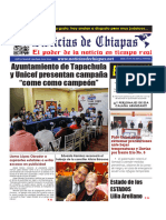 Periódico Noticias de Chiapas, Edición Virtual Miércoles 18 de Octubre de 2023