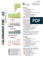 Calendario Servicio Social 2023