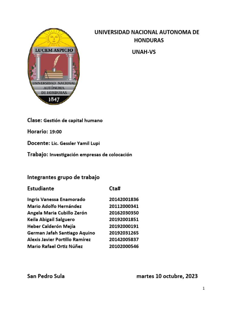 Gestion De Capital Humano Pdf