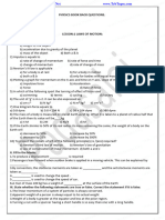 10th Physics Book Back Questions English Medium