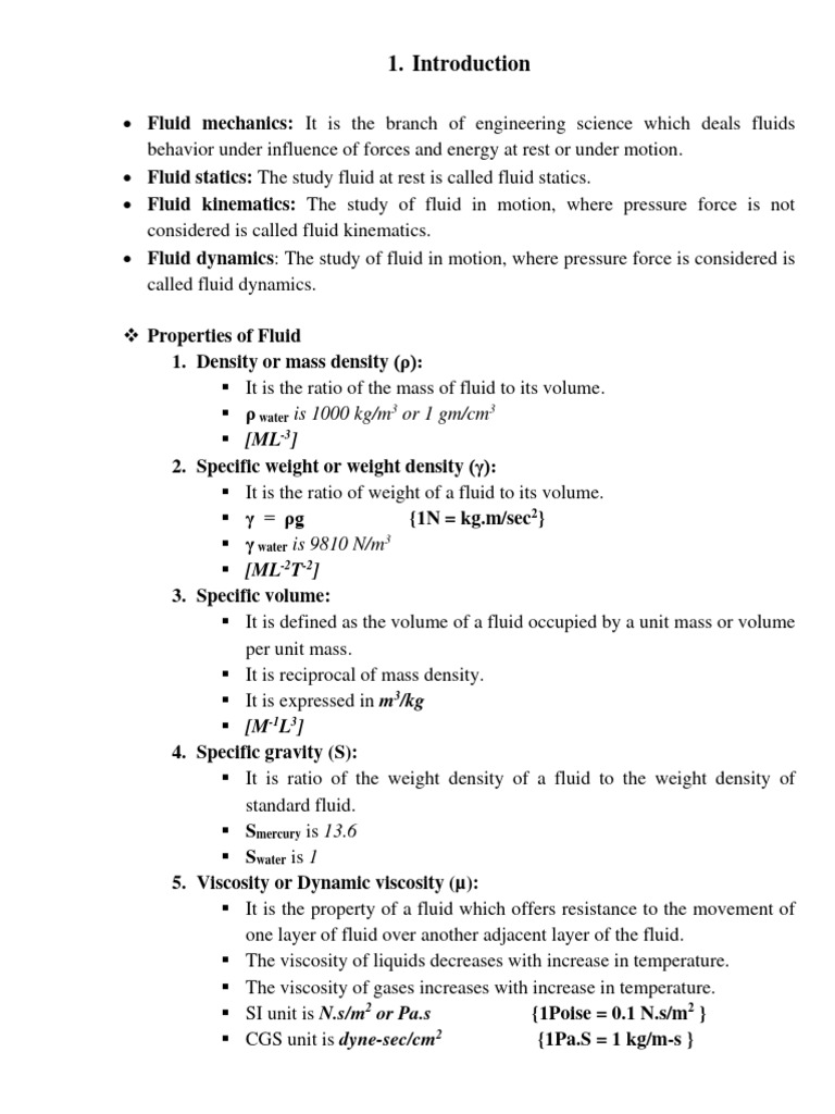 Fluid mechanics pdf