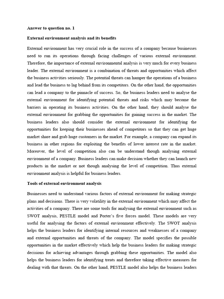 Strategic Management Exam - 2 | PDF