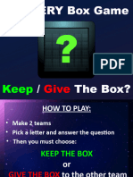 Mystery Box Game-Science