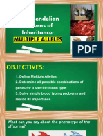 q1 Week 4 Non Mendelian Multiple Alleles