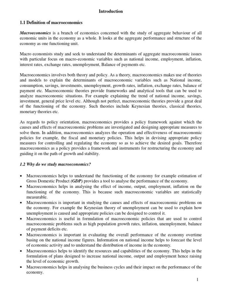 Introduction and National Analysis PDF