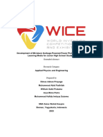 Extended Abstract WICE 2023 Online 