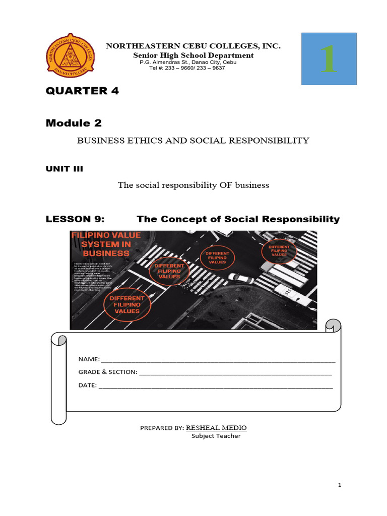 QUARTER 4 - Module 1 | PDF