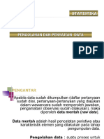 Pengolahan Dan Penyajian Data