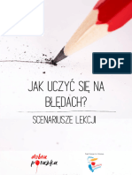 Jak Uczyc Sie Na Bledach Scenariusze Lekcji