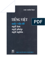 Tiếng Việt - Mấy Vấn Đề Ngữ Âm Ngữ Pháp Ngữ Nghĩa