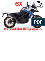 Manual de Propietario Voge 525 DSX Espanol - Compressed