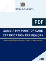 HIV PoC Certification Framework