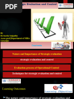 SM-PPT-Unit-V Strategic Evaluation and Control