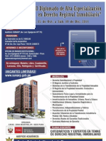 Diplomado de Alta Especialización en Derecho Registral Inmobiliario 