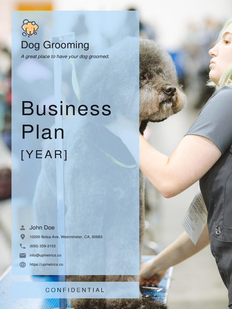 Dog Grooming Business Plan Example Download Free PDF Gross Margin