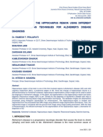 Segmentation of The Hippocampus Region Using Different Machine Learning Techniques For Alzheimer's Disease Diagnosis