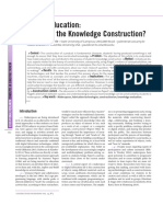 Maker Education: Where Is The Knowledge Construction?