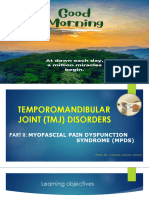 TMJ Disorders - Part II