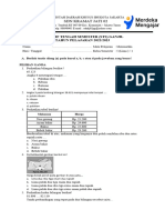 SOAL STS Matematika S 1