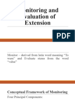 F2 - Monitoring and Evaluation of Extension