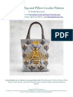 Outstanding Crochet Natalia Kononova Queen Bee Bag and Pillow CL