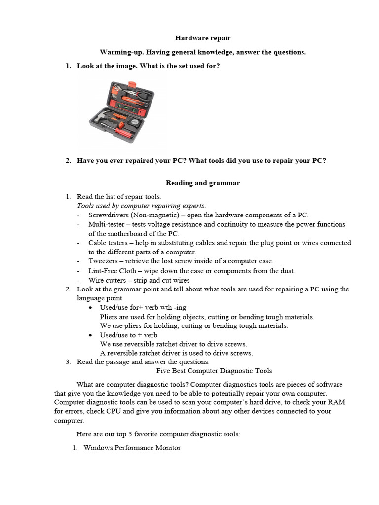 12.hardware Repair | PDF