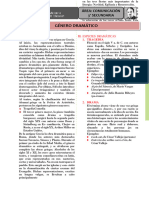 Género Dramático para Tercer Grado de Secundaria