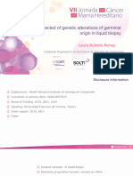 Suspected of Genetic Alterations of Germinal Origin in Liquid Biopsy