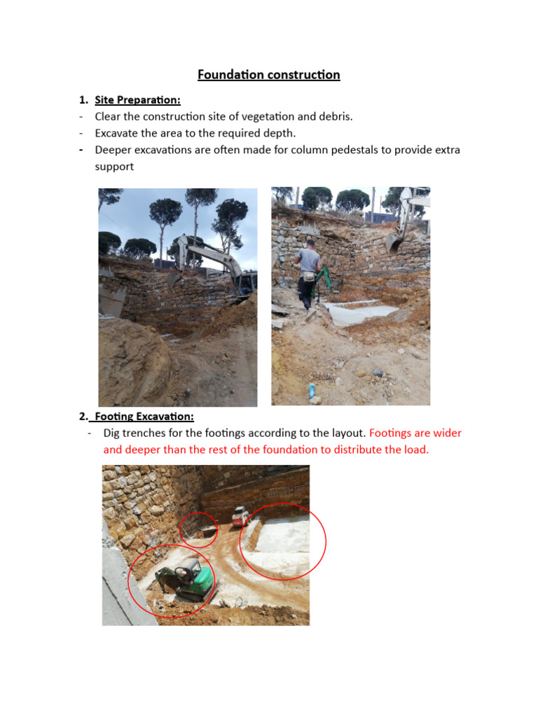 Foundation Construction | PDF