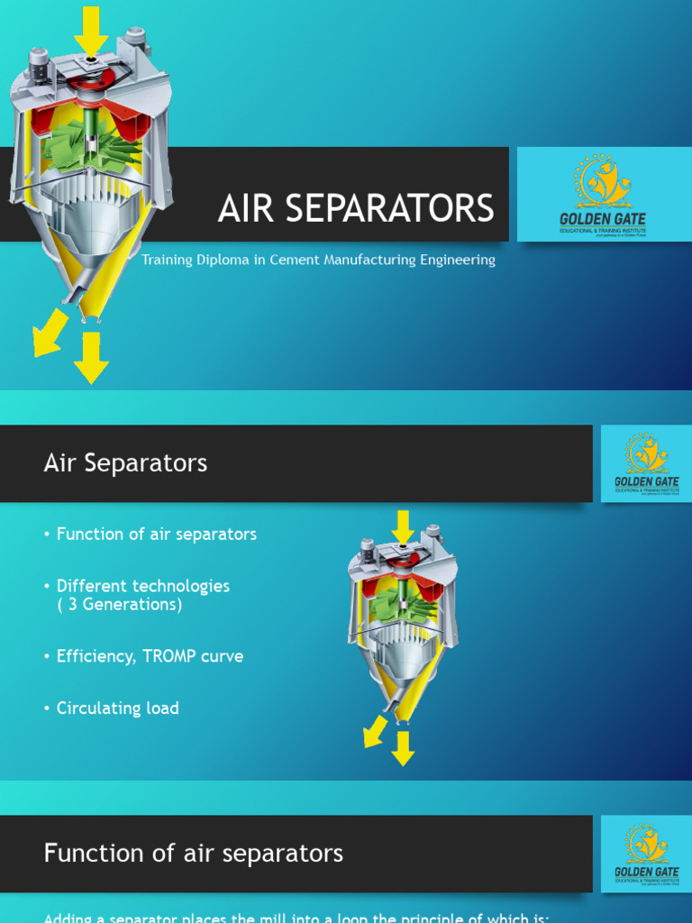 Air Separator Ggeti PDF Mill (Grinding) Mechanical Engineering